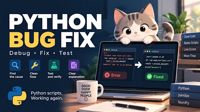 debug and fix your python script