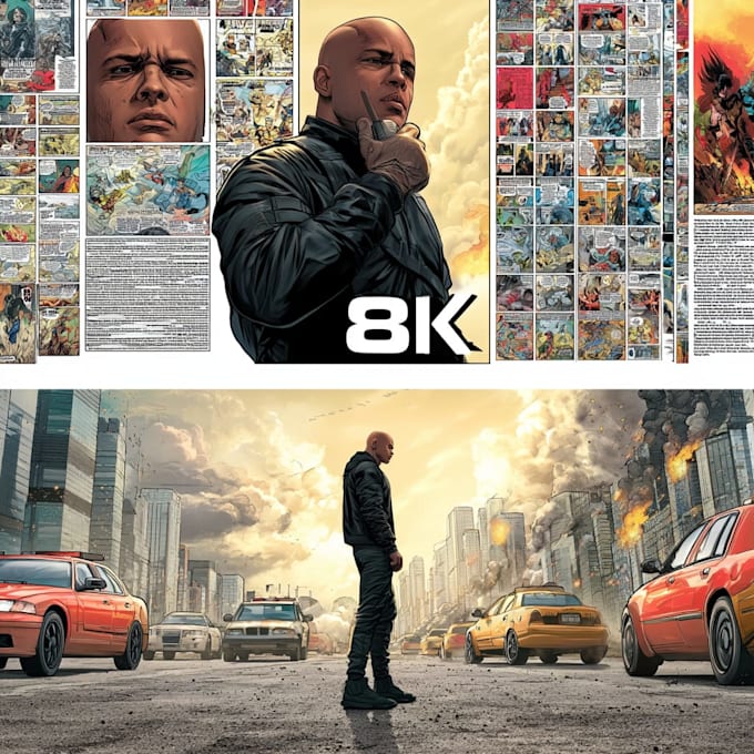 create comic book pages in any art style