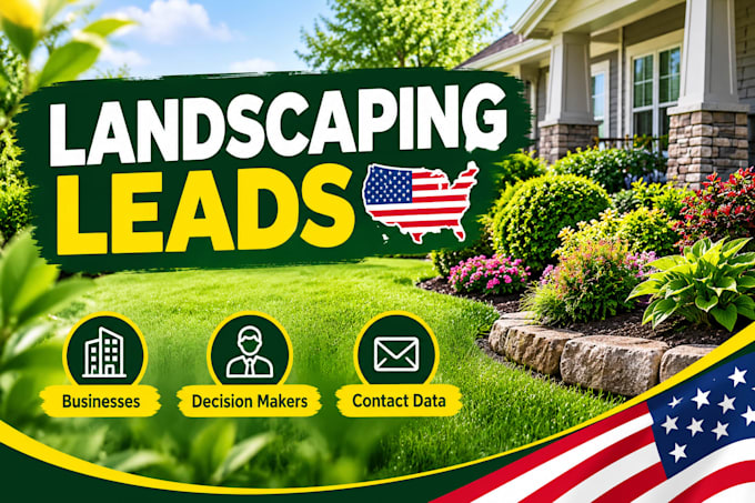 targeted landscaping leads in the USA
