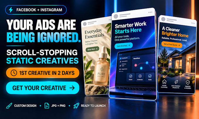 design facebook and instagram ad creatives