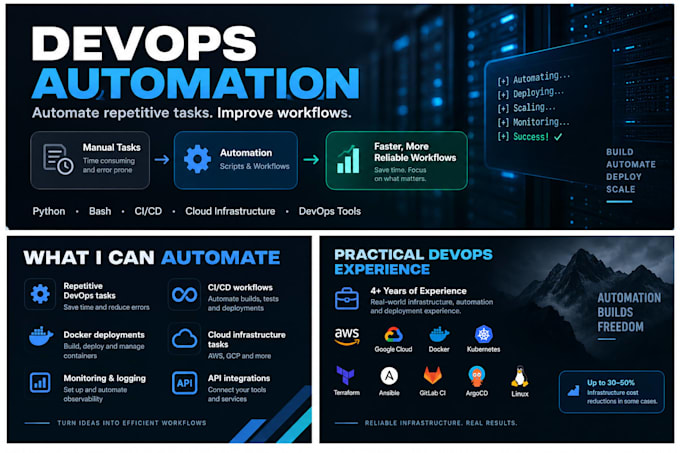 automate your devops workflows and repetitive tasks