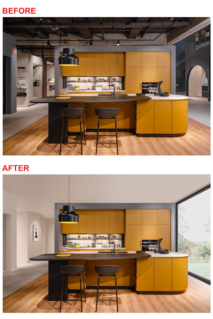 edit show flat, model unit, model apartment photos