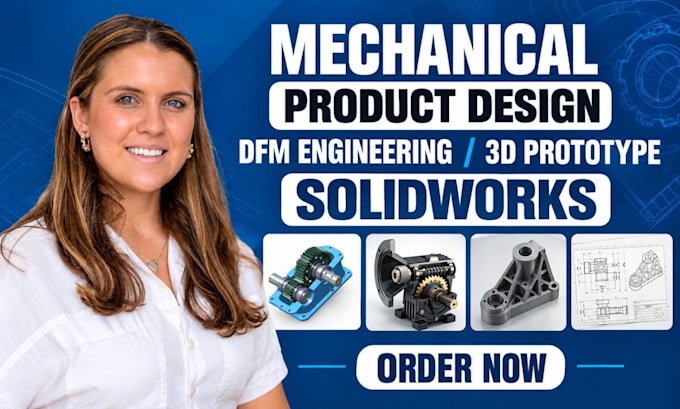 provide mechanical product design, dfm engineering, and 3d prototype solidworks
