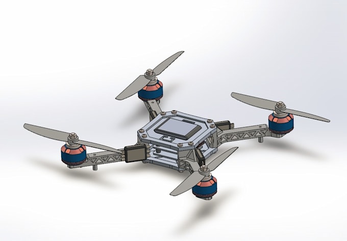 design your drone, uav, or aircraft in cad