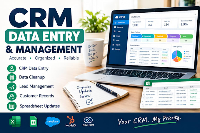 manage and update your CRM customer database