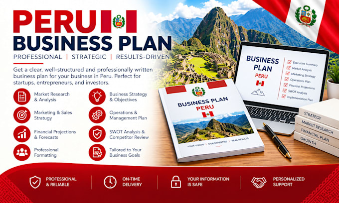 create a professional business plan for peru