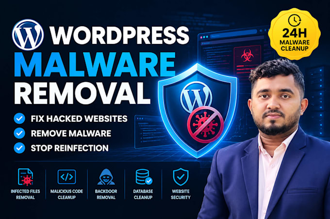 remove malware and fix reinfection on your wordpress website