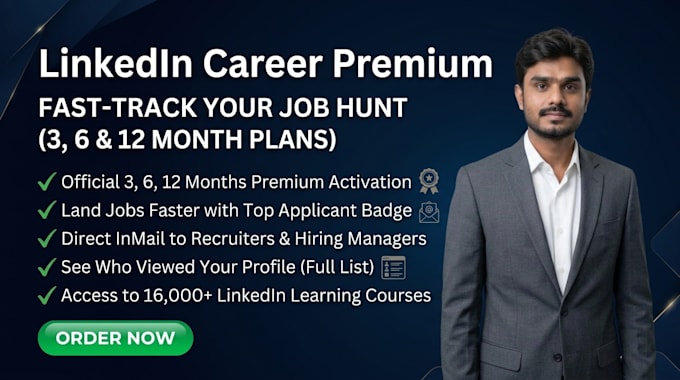 upgrade your linkedin  career premium plan