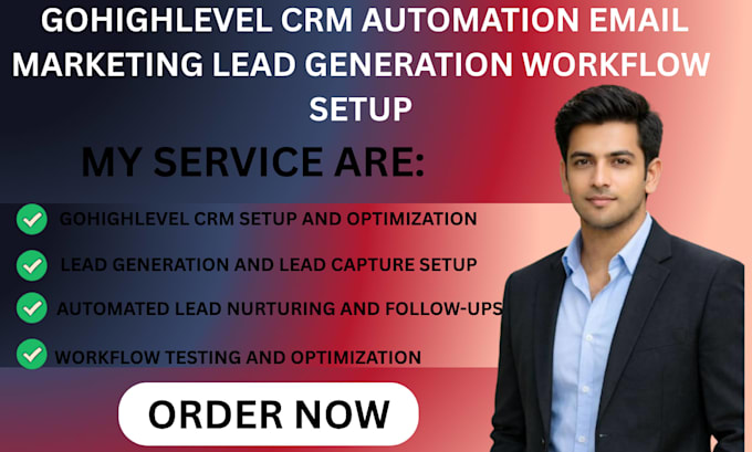 do gohighlevel crm automation email marketing lead generation workflow setup