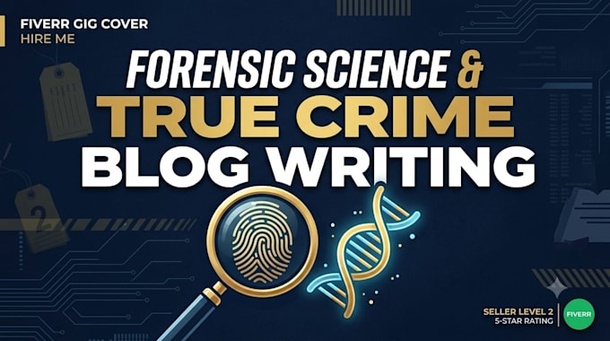 write engaging true crimes and forensic science articles