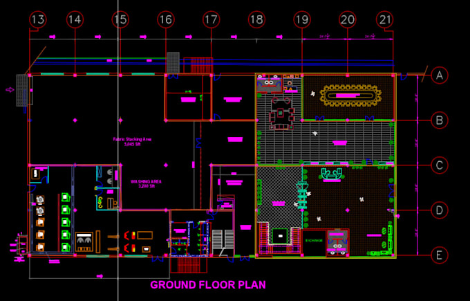 creat professional architectural 2d floor plans in autocad