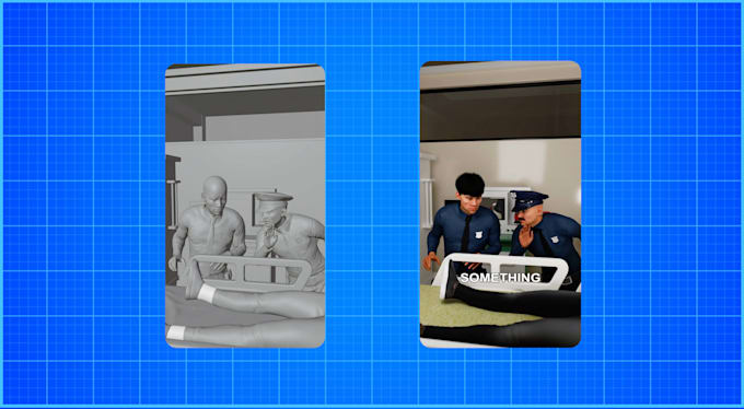 create zack d films style 3d shorts