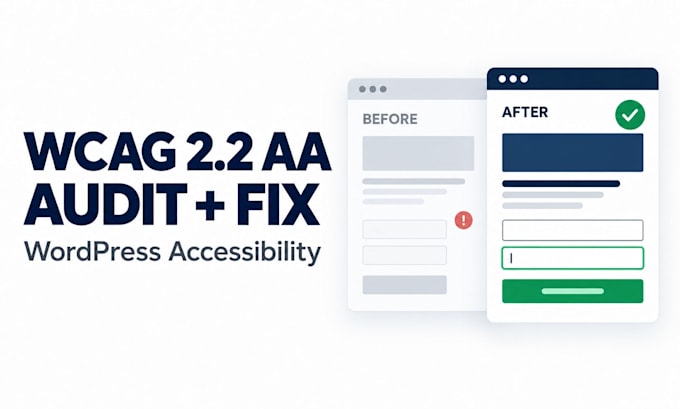 audit and fix wordpress website accessibility for ada and wcag 2 compliance