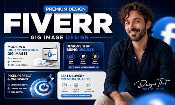 design a stunning fiverr gig image