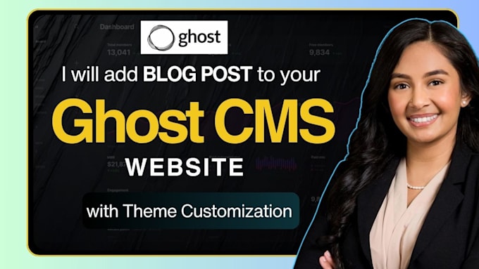 add blog posts to your ghost cms websites and customize ghost cms blog theme