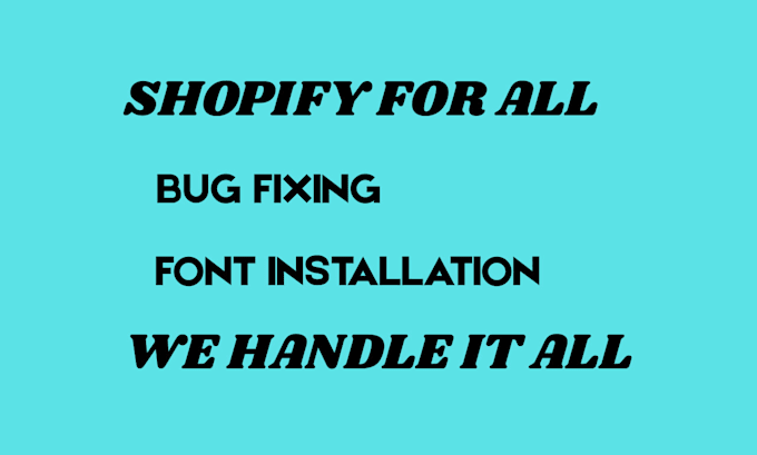 do shopify font installation shopify store expert