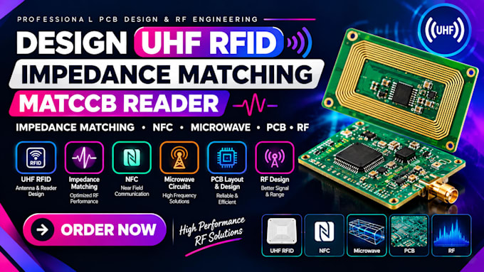 design uhf rfid impedance matccb reader impedance matching nfc microwave pcb rf
