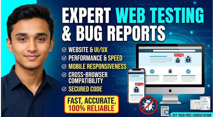do website testing with QA and report bug