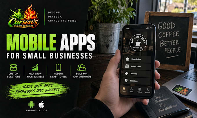 develop a professional mobile app for your small business