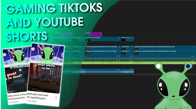 edit your gaming clips into tiktoks or youtube shorts