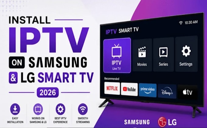 build branded iptv, ott, vod, smart tv app for android, samsung with panel