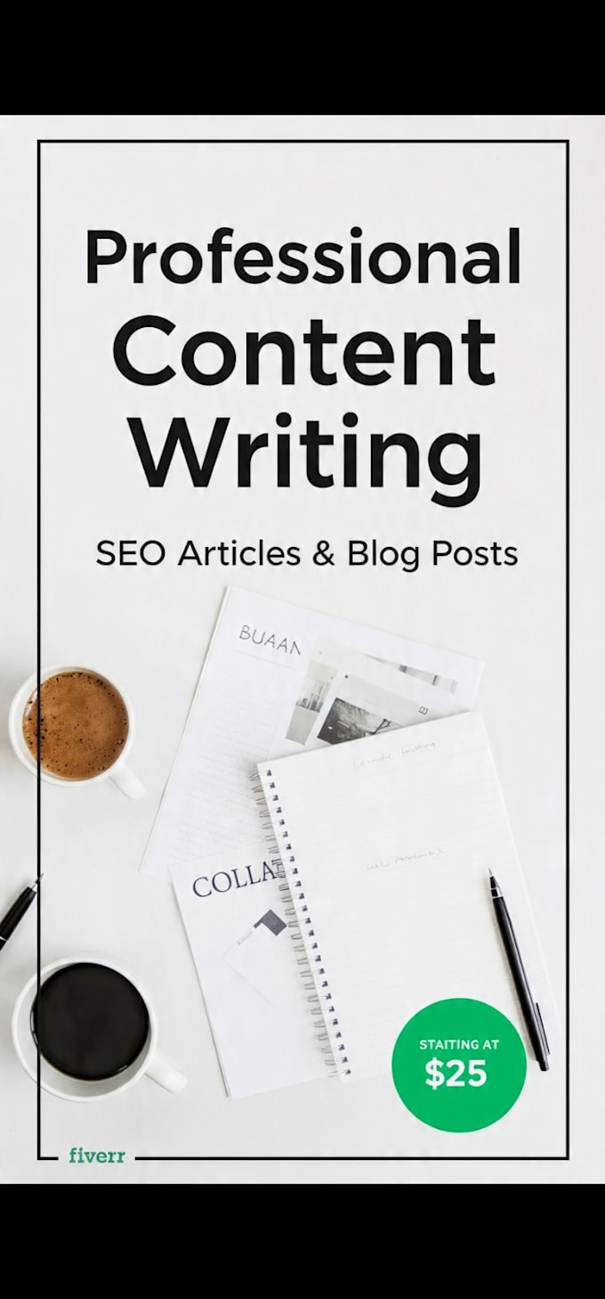 write SEO blog post and articls