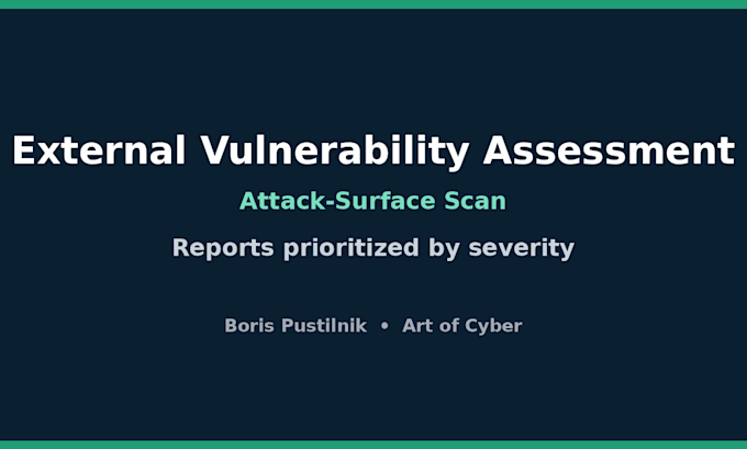 perform an external vulnerability assessment of your domain