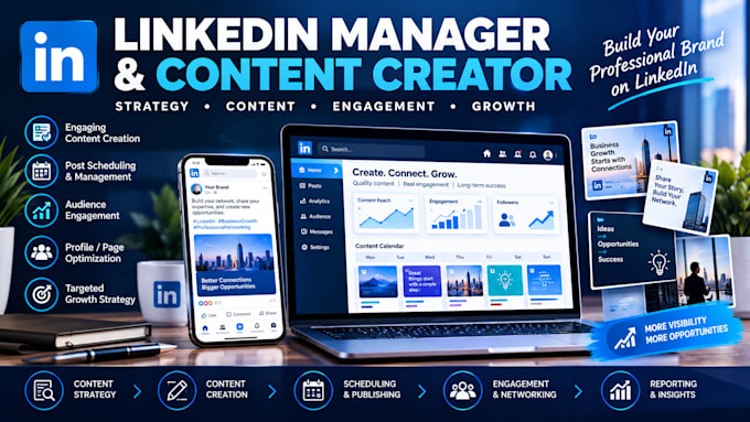 be your linkedin manager and content creator