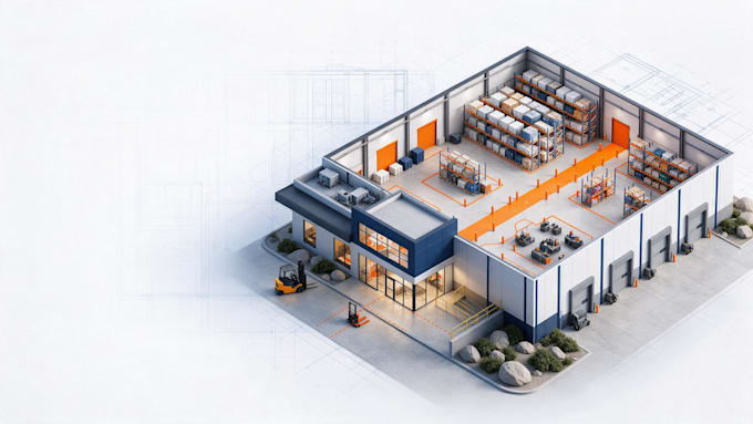 design efficient warehouse and industrial facility layouts