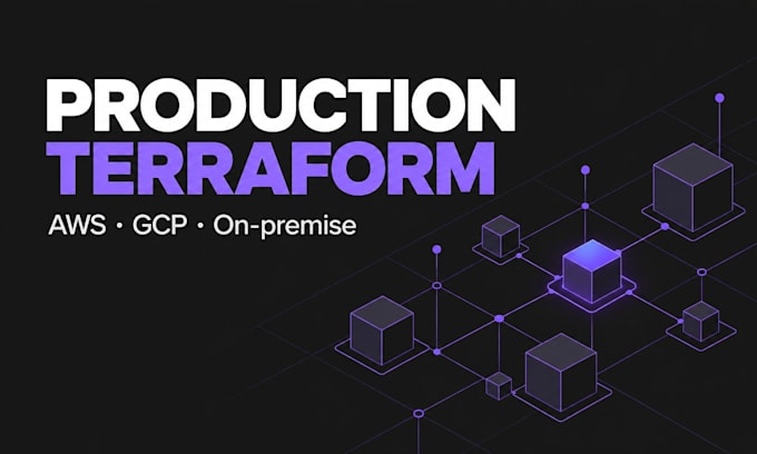 write production grade terraform for your AWS or gcp setup