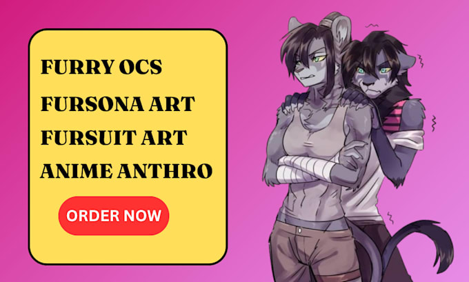 draw a custom furry character fursona or furry oc