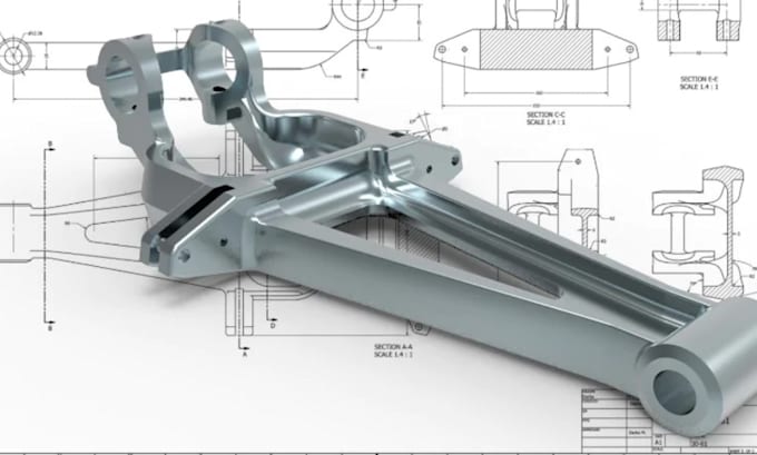 do 3d cad product design and mechanical modeling in solidworks