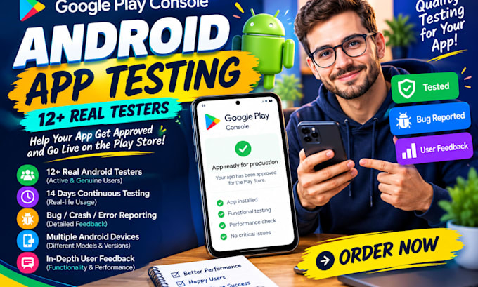 provide 12 testers goggle play closed testing for goggle play console 12 testers