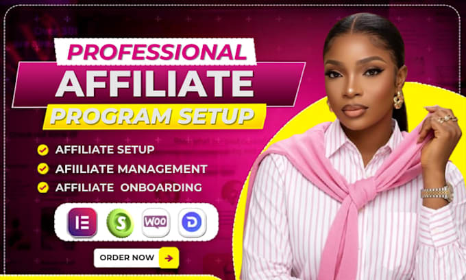 setup affiliate program and affiliate marketing system