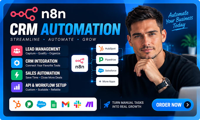 create n8n CRM automation and workflow automation systems