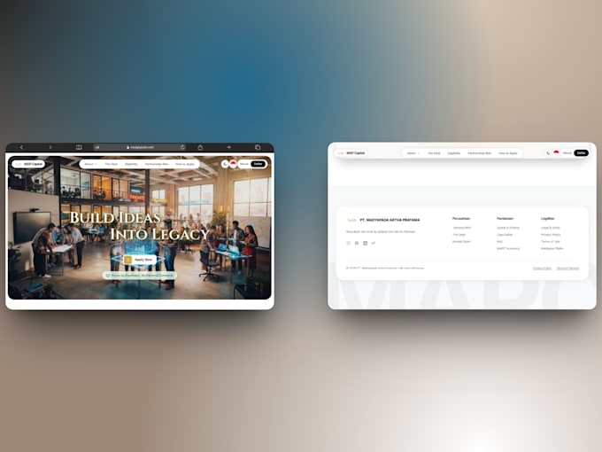 build a modern fast and responsive website