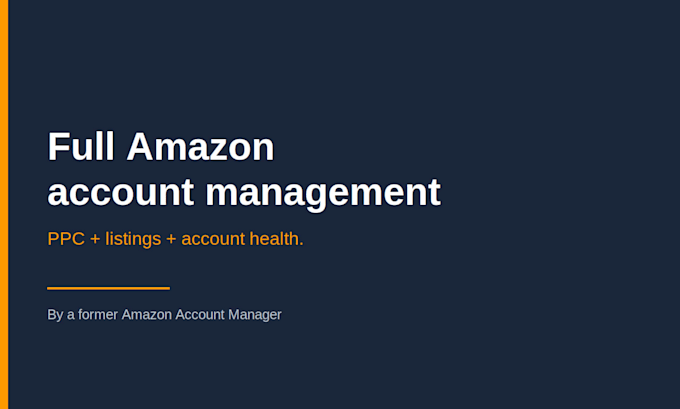 manage your amazon seller account end to end