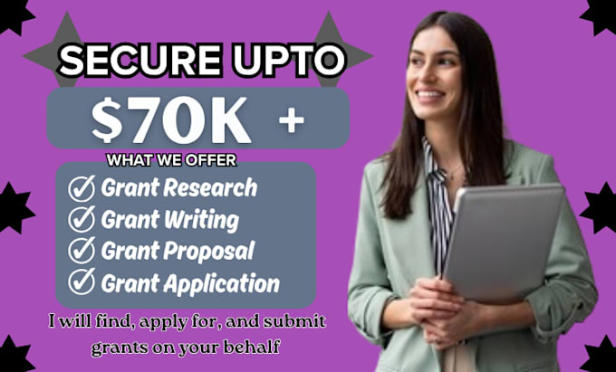 do grant research, grant writing, grant proposal for startups