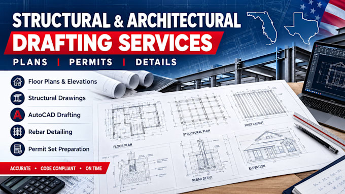 prepare florida and texas deck permit drawings and framing plans