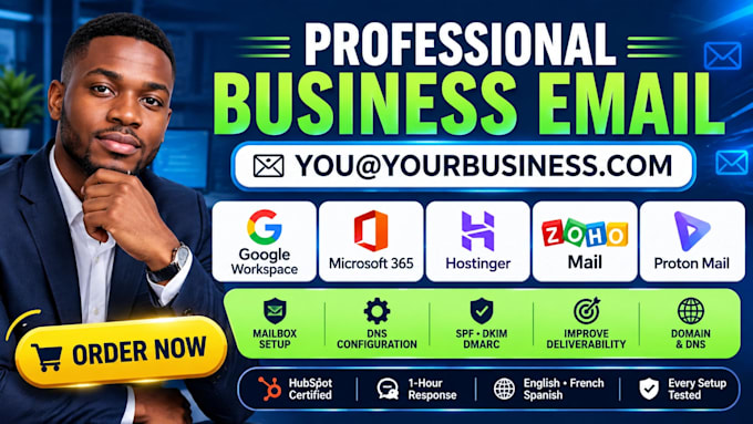 setup business email custom domain on gsuite microsoft 365 hostinger zoho proton