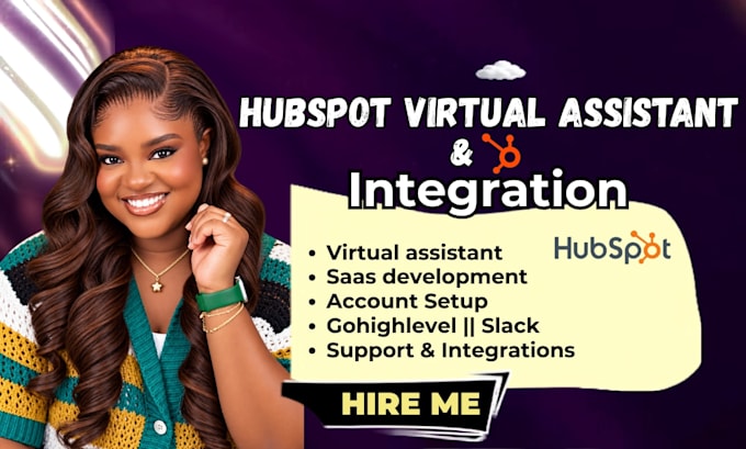 be hubspot virtual assistant, zapier integration slack ghl course hubspot email