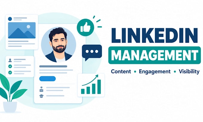 be your linkedin manager for personal branding, content, posting, and engagement