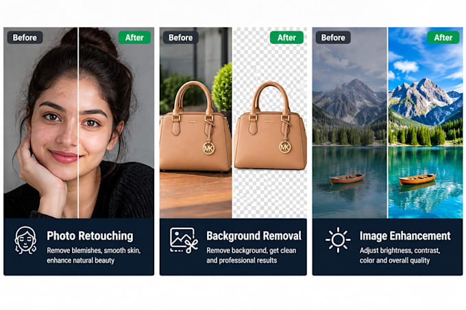 do professional photo editing and image retouching