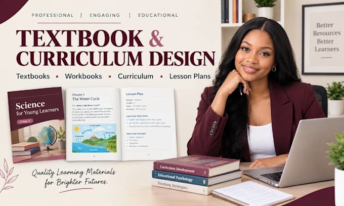 write, design and format educational textbook, curriculum plan, academic writing