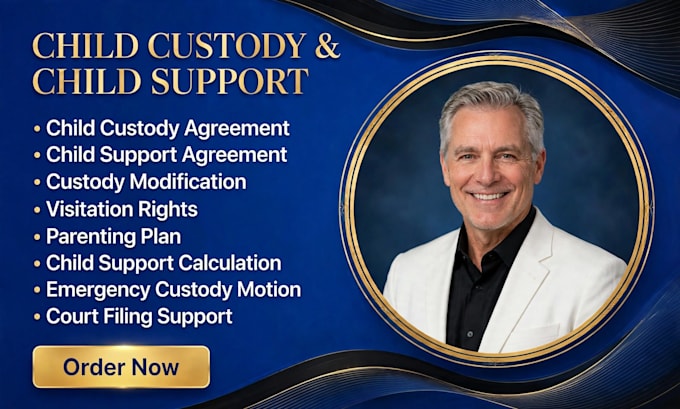 prepare child custody and child support legal documents for you