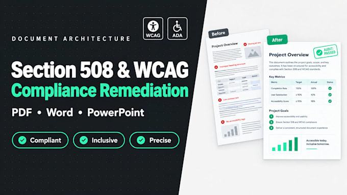 fix PDF accessibility for section 508 and wcag compliance