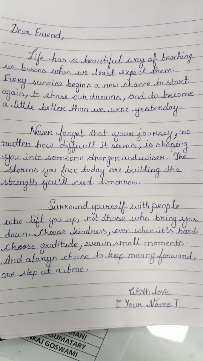translate digital notes into handwritten notes
