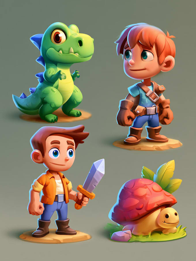 2d game character design 2d game character