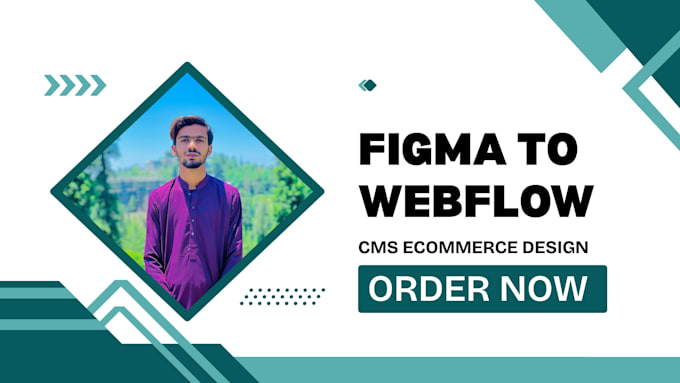 convert figma to webflow website with cms and ecommerce