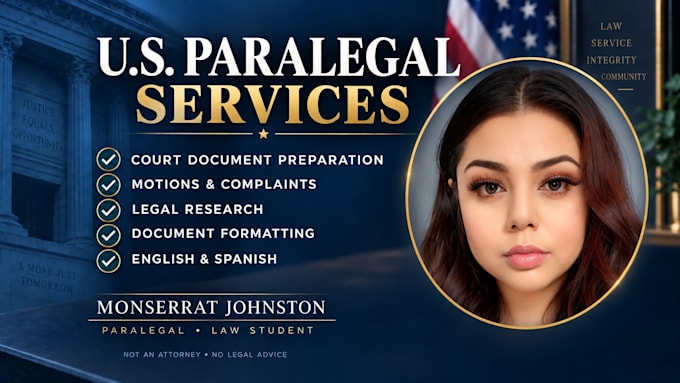 prepare and format US legal documents
